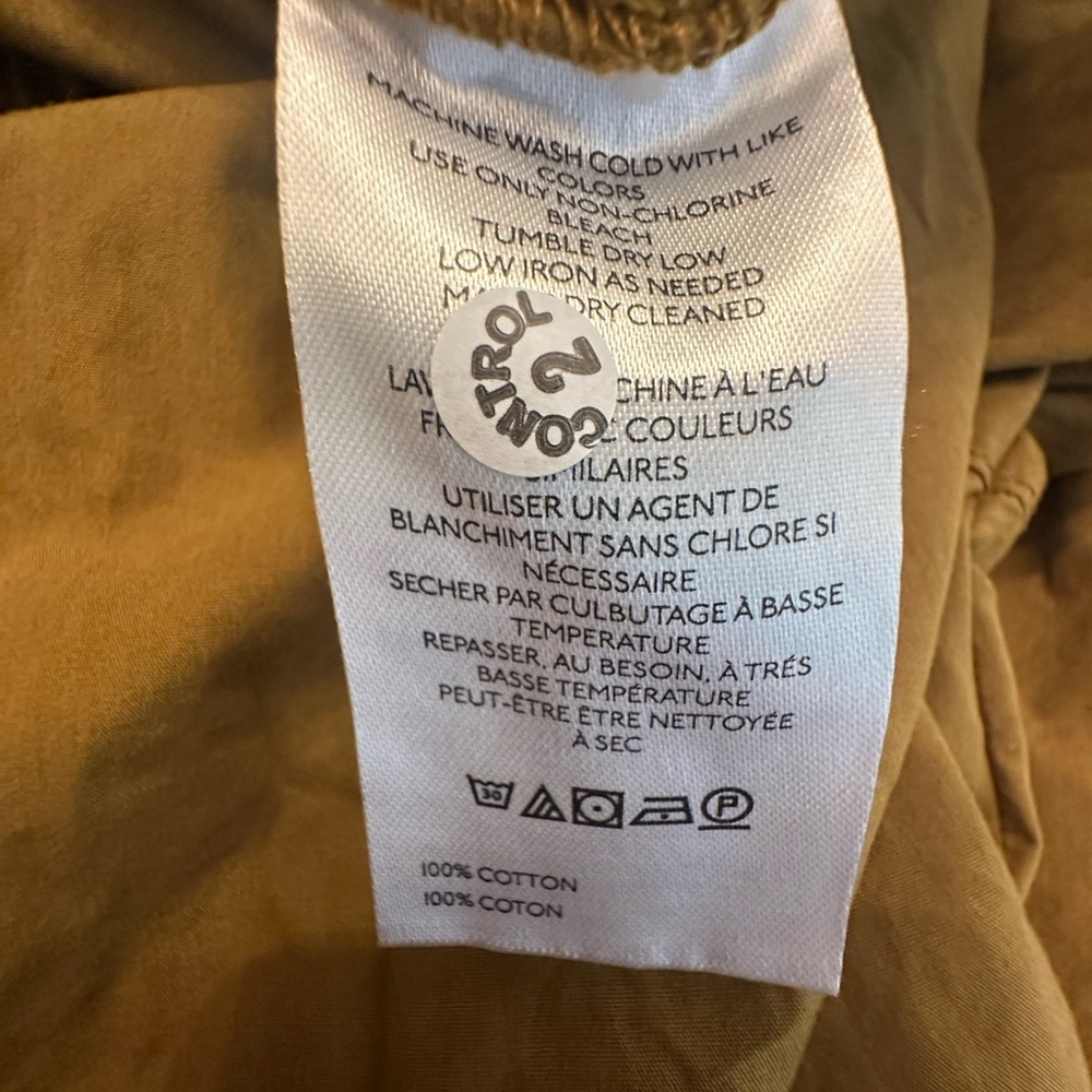 NWT Anthropologie Pilcro Pull-On Parachute Pants Bronze S - Picture 10 of 11